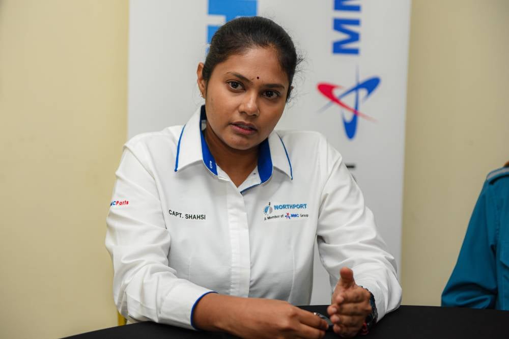 Harbour Pilot in NorthPort Shahsirehka S Maniarasu (Photo by Rafiq Redzuan)