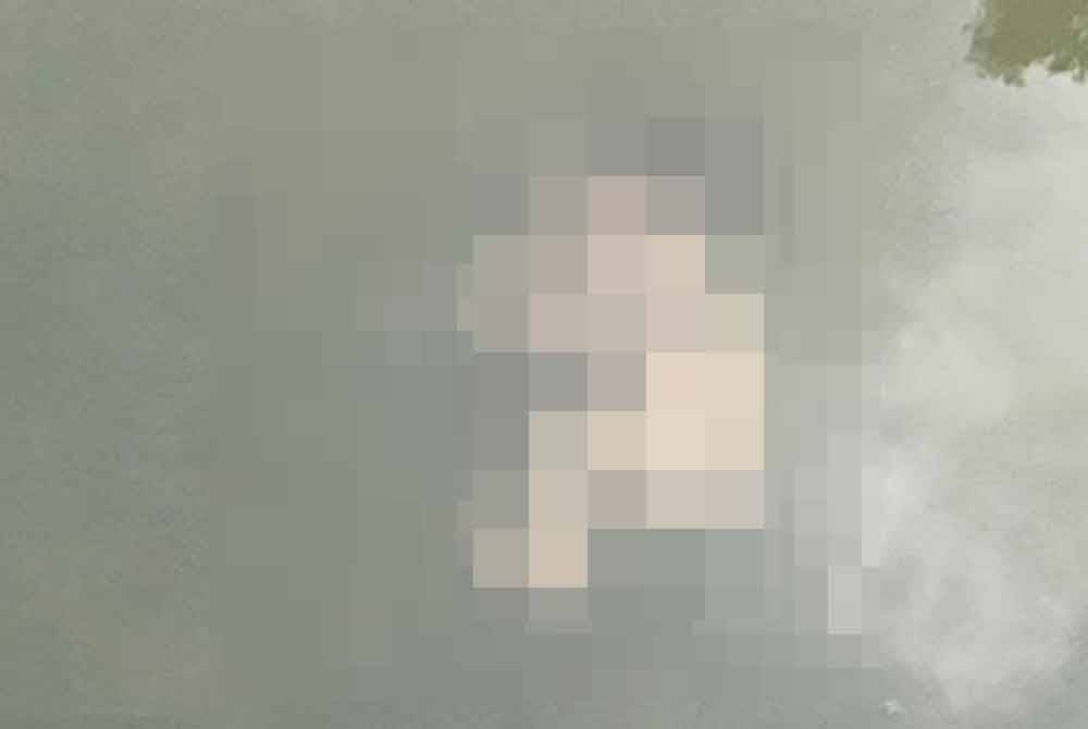 The body of a newborn baby girl was found in a drain near the construction site of Seri Iskandar Hospital, near Seri Iskandar yesterday. Photo: social media