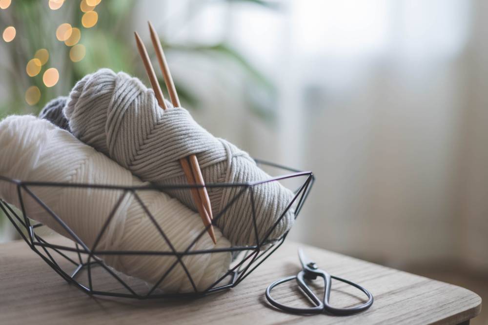 Knitting can be a source of income. Photo - 123RF
