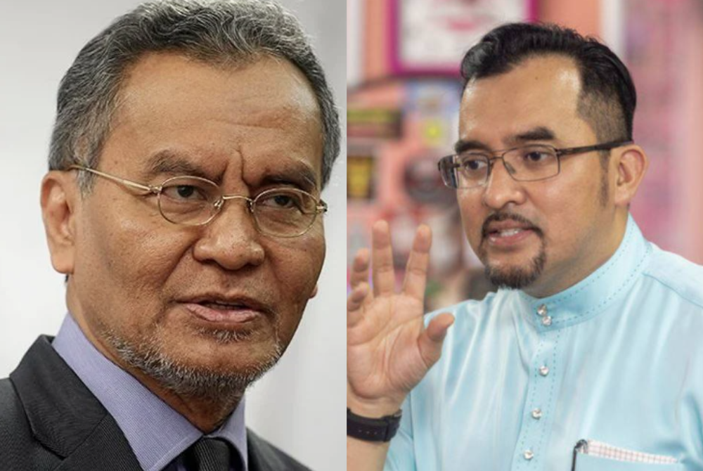 Datuk Seri Dr Dzulkefly Ahmad (left) and Datuk Asyraf Wajdi Dusuki