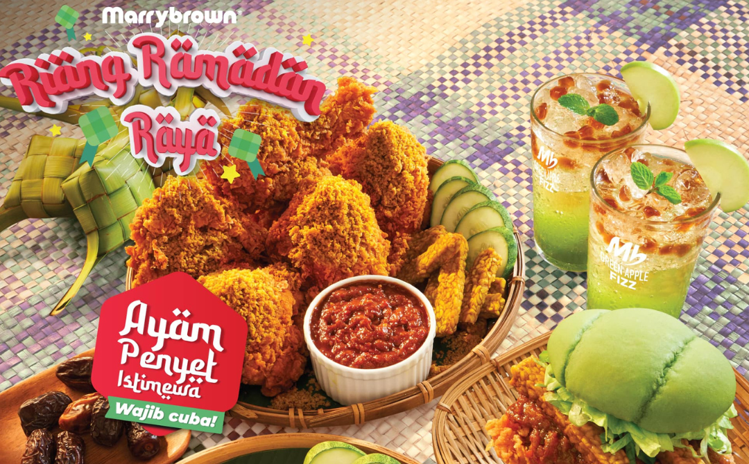 Marrybrown's Riang Ramadan Raya returns with fan-favourite Ayam Penyet - Photo: Marrybrown