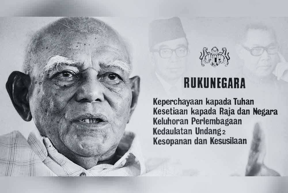 Agoes, who would have turned 90 years next year was an important individual in producing and enacting the national philosophy manuscript and the country's principles (Rukun Negara).