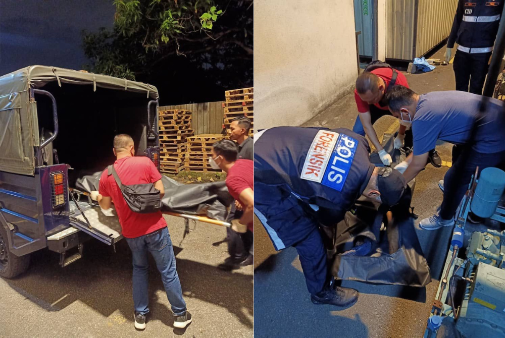 The suspect allegedly stabbed the victim several times using a knife that was taken from the kitchen. Photo courtesy Royal Malaysia Police