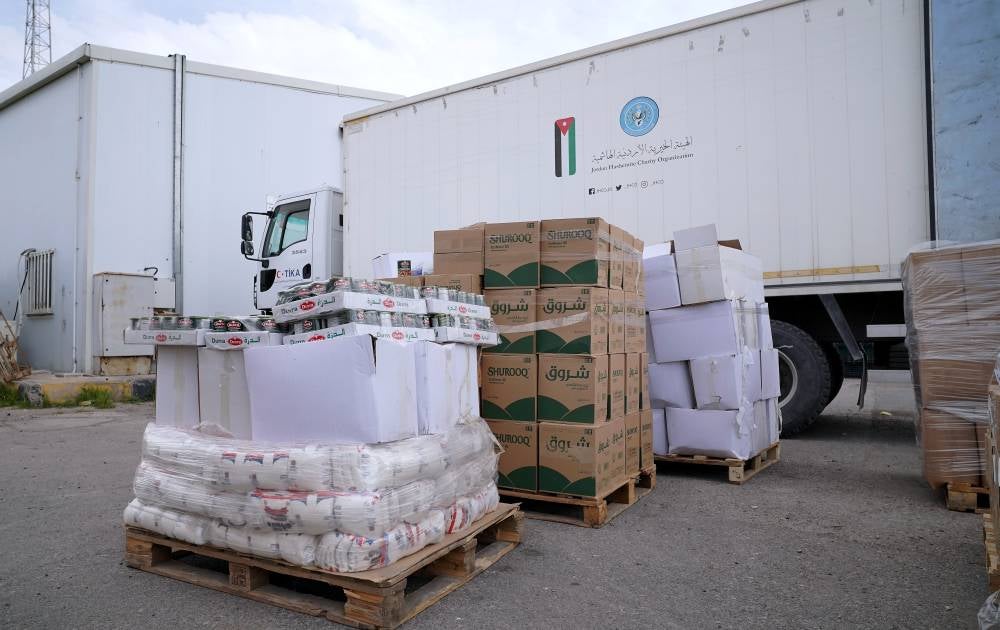 A total of 480 food boxes donated by the Malaysian public will be airdropped to northern Gaza, using a Royal Jordanian Air Force C130 cargo plane soon. - Photo by Bernama