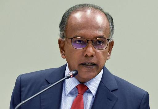 K. Shanmugam. Photo by Roslan Rahman/AFP FILE PIX