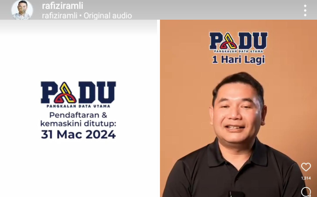 Screenshots from Rafizi's video he posted on his Instagram account. - Photo: INSTAGRAM / RAFIZI RAMLI 