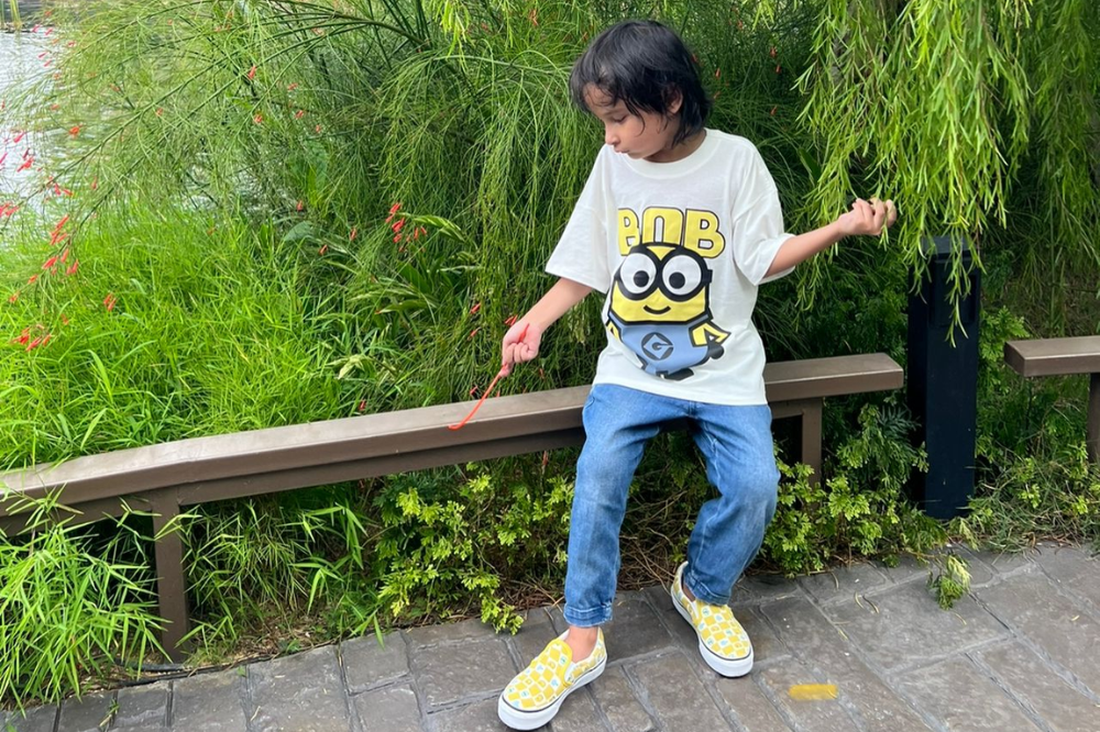 Ili Liyana's son with a stimming toy in hand. (Picture by Ili Liyana Mokhtar) 