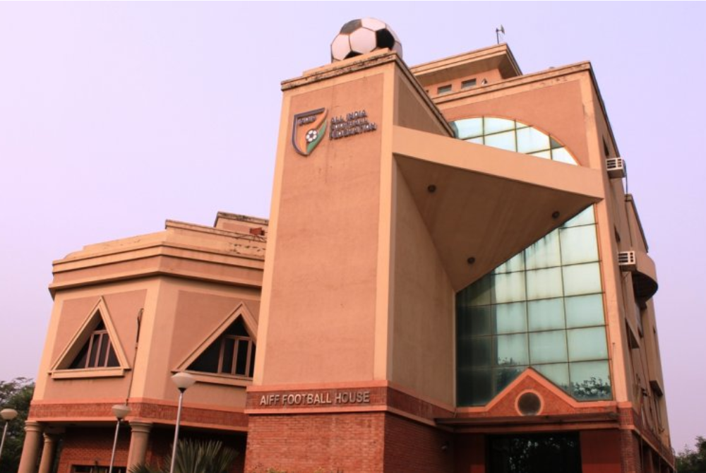 The All India Football Federation. - Photo credit: Twitter @IndianFootball