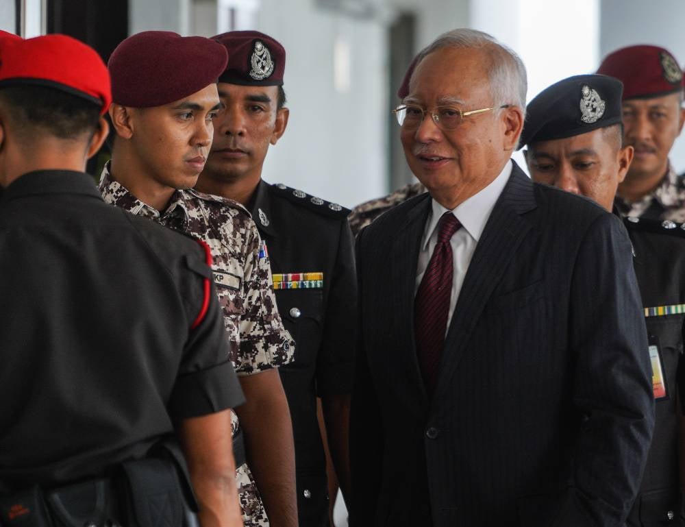Former prime minister Datuk Seri Najib Razak - Photo by Bernama