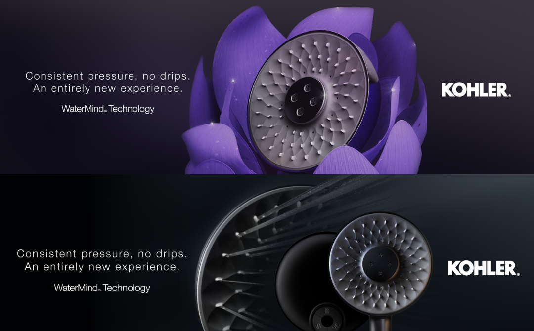 Kohler has launched WaterMind™, an innovative technology addressing the issue of inconsistent showering experiences caused by varying water pressures, especially low pressure. Photo by Kohler's management