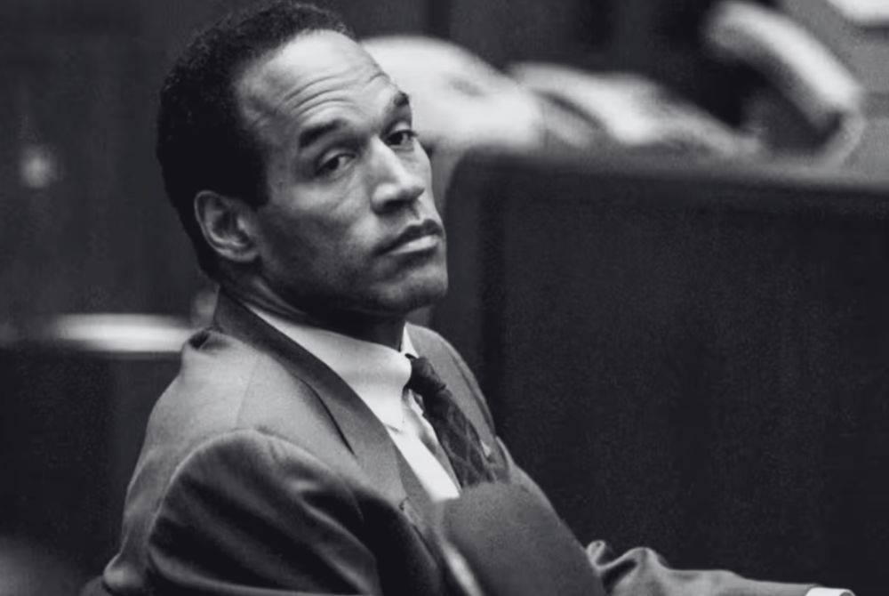 OJ Simpson sits in superior court in Los Angeles on 8 December 1994. Photograph: Pool via AFP - Getty Images