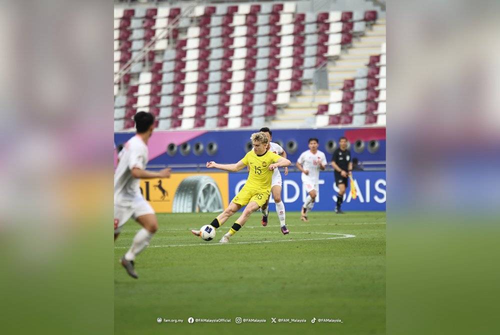 The Harimau Muda's attacking line needs to be sharper to ensure they don't return empty-handed. Photo: FAM