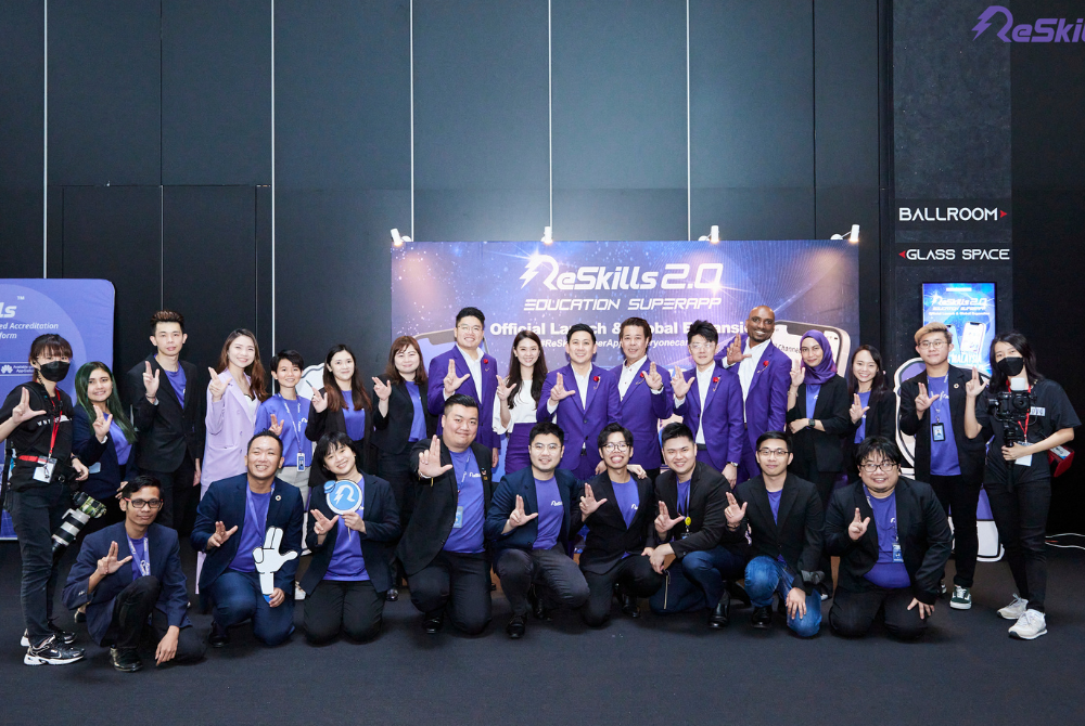 The ReSkills team at their headquarters in Petaling Jaya