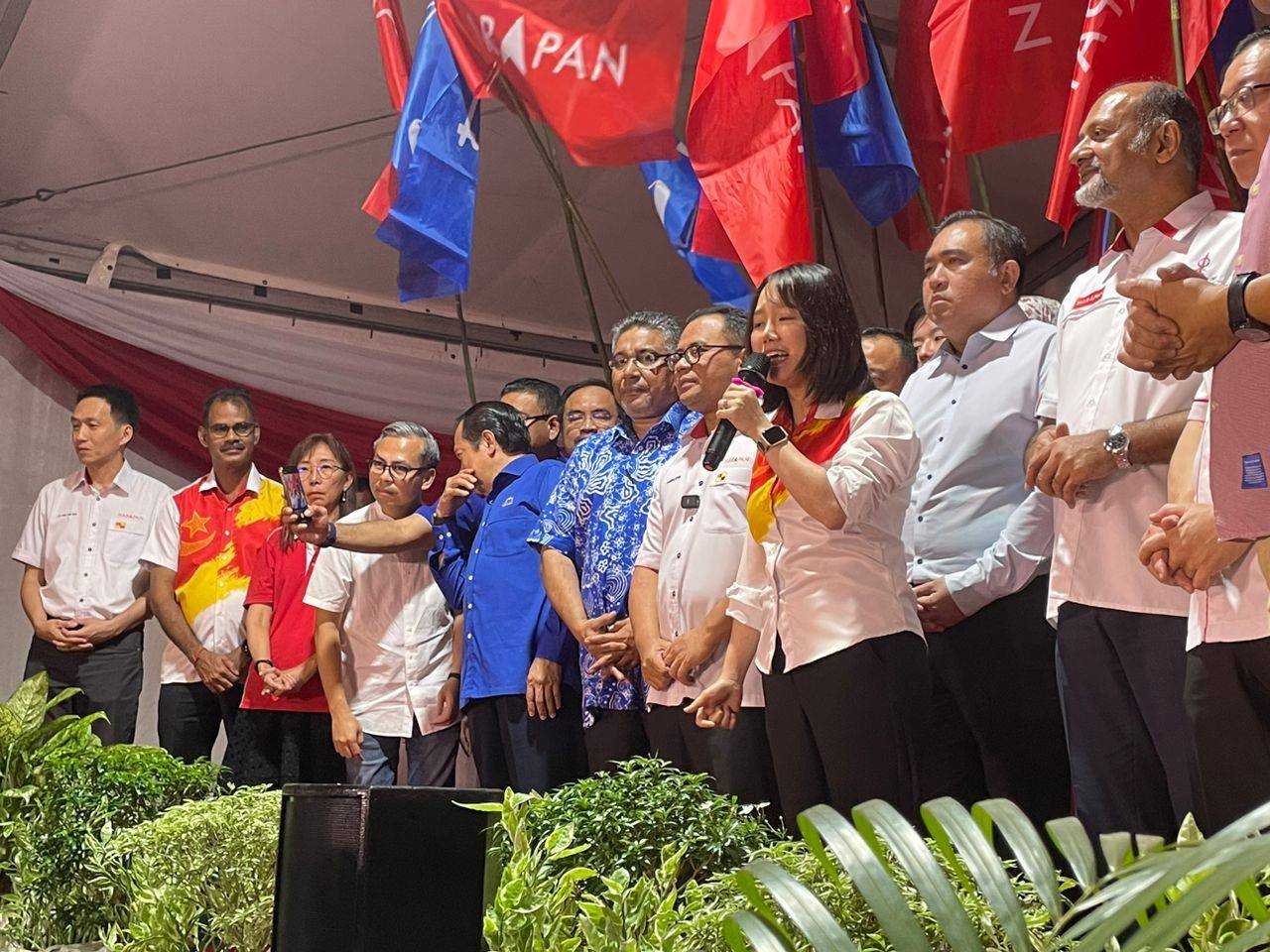 Pang Sock Tao’s candidature was announced last night. - Photo by Sinar