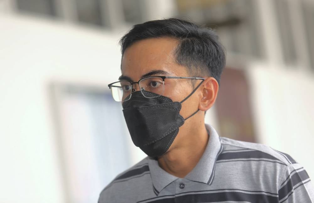 Online trader Saifuddin Shafik, 35, who made an offensive remark on the helicopter crash during a training exercise at the RMN Lumut Base was fined RM23,000 by the Sessions Court today. - Photo by Bernama