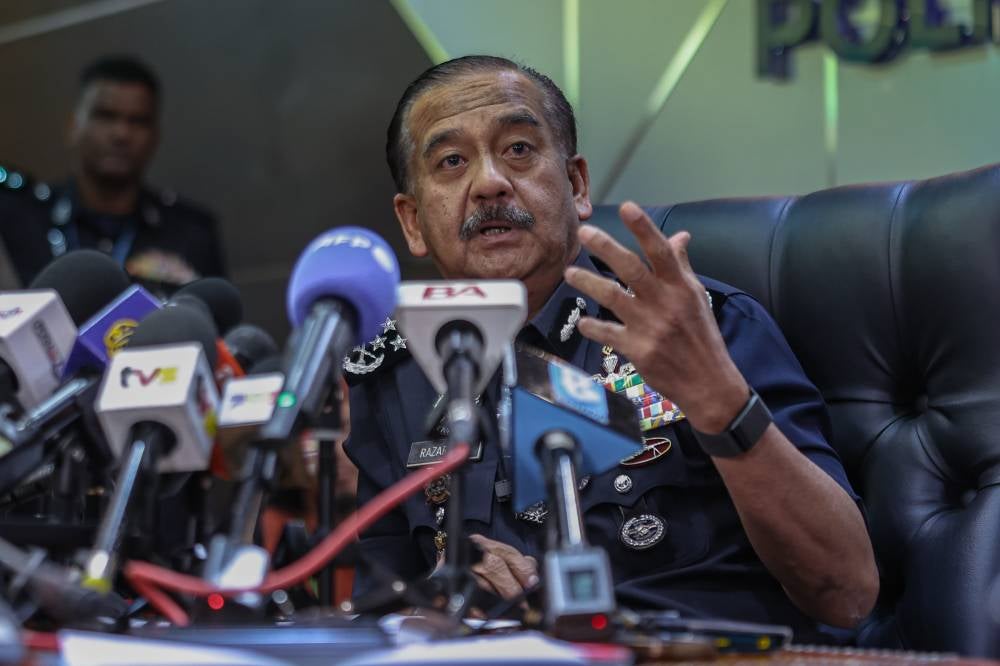 Inspector-General of Police Tan Sri Razarudin Husain - BERNAMA FILE PIX