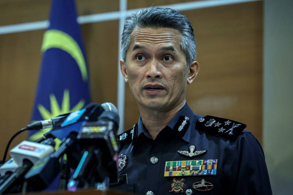 Bukit Aman Criminal Investigation Department (CID) director Datuk Seri Mohd Shuhaily Mohd Zain during a press conference in Bukit Aman, today. - Photo by Bernama