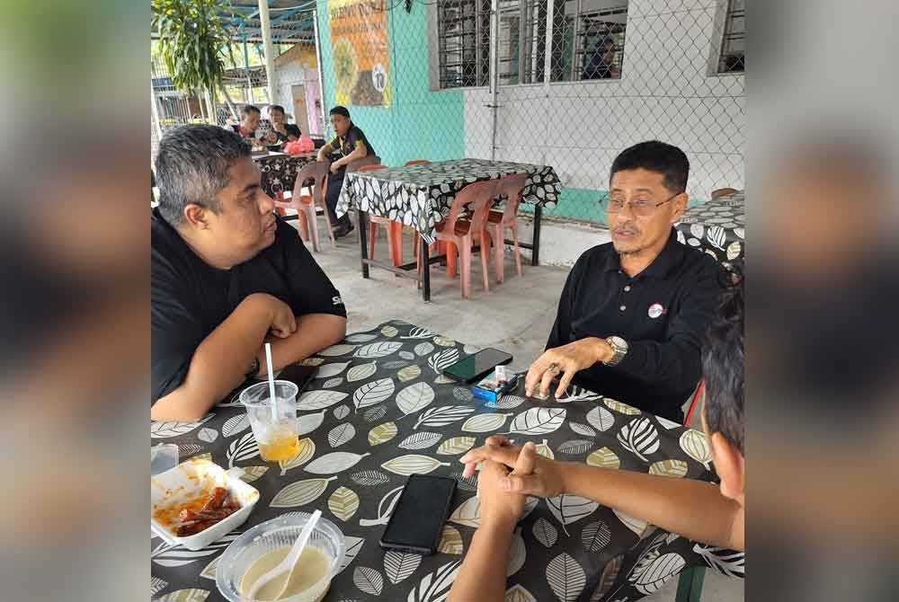 MPP state election member, Datuk Abdullah Sani Abdul Hamid, shared his views on the campaign atmosphere for the unity government candidate in the KKB by-election with the Sinar Premium team present.