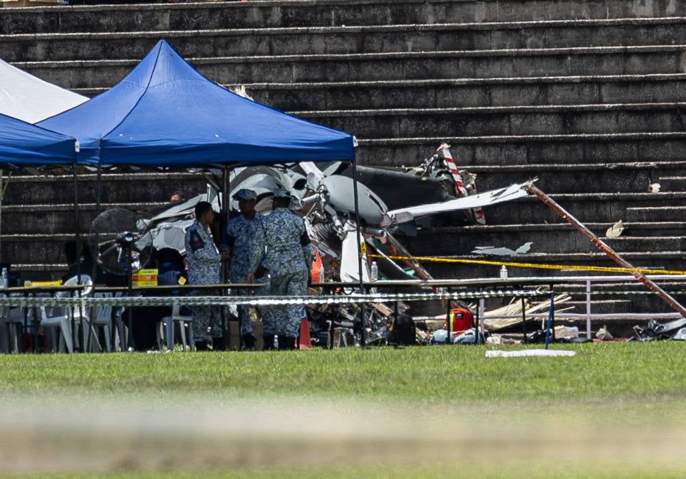  Both helicopters involved were confirmed to be airworthy. Bernama FILE PIX