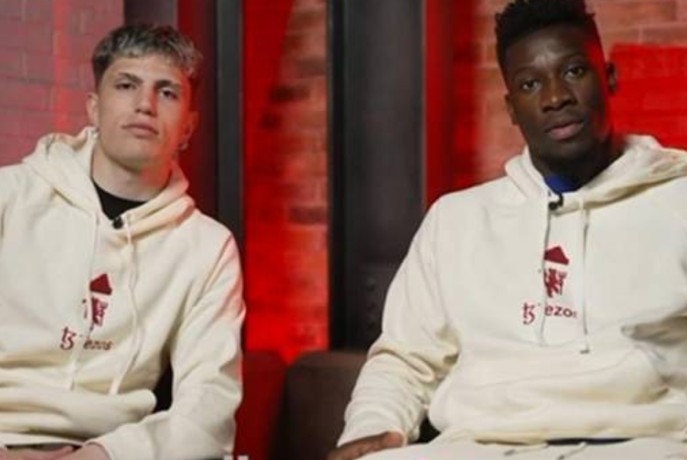 Alejandro Garnacho and Andre Onana gave words of encouragement for him in an interview by a private television. - Photo courtesy of Stadium Astro