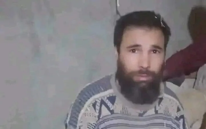 The moment Omar was found. Photo: Social media