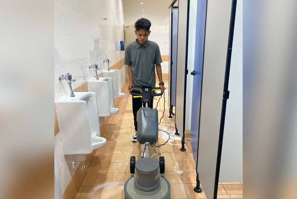 Only around 25 per cent of cleaners in the country are local workers.
