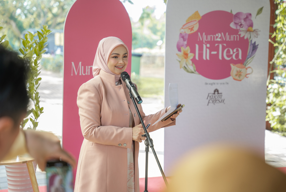 Datuk Siti Nurhaliza opened up about motherhood during the hi-tea session. 