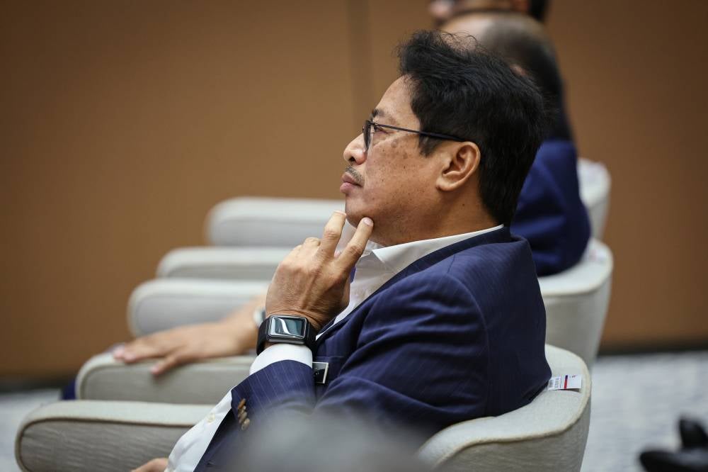 Azam said so far there was no wrongdoing according to the law following the award of the contract to Hannah's husband. - Photo by Bernama