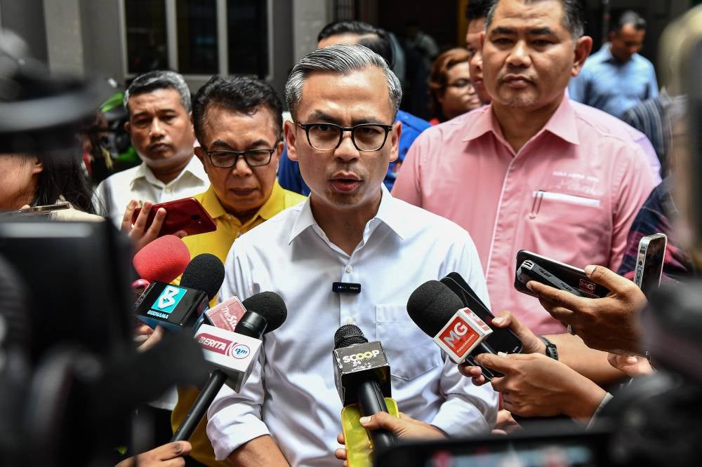 Communications Minister Fahmi Fadzil - Photo by Bernama