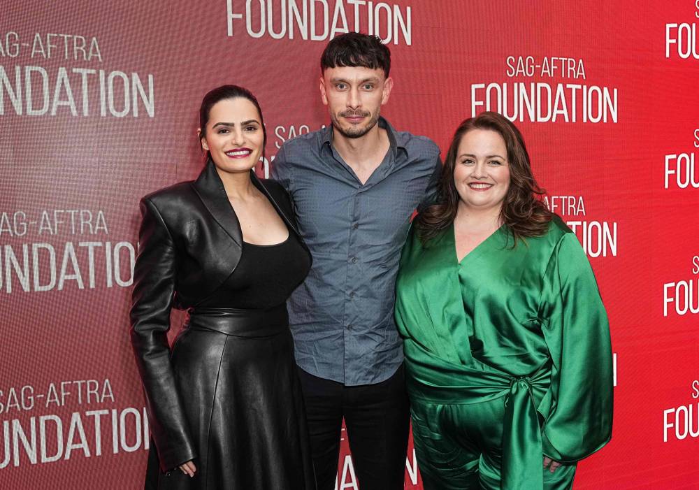 (L-R) Nava Mau, Richard Gadd and Jessica Gunning attend SAG-AFTRA Foundation Conversations "Baby Reindeer" at SAG-AFTRA Foundation Robin Williams Center on June 06, 2024 in New York City. - Photo by AFP