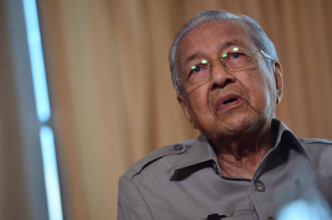 Dr Mahathir during Sinar Daily’s Fireside Chat. Photo by Asril Aswandi Shukor/Sinar