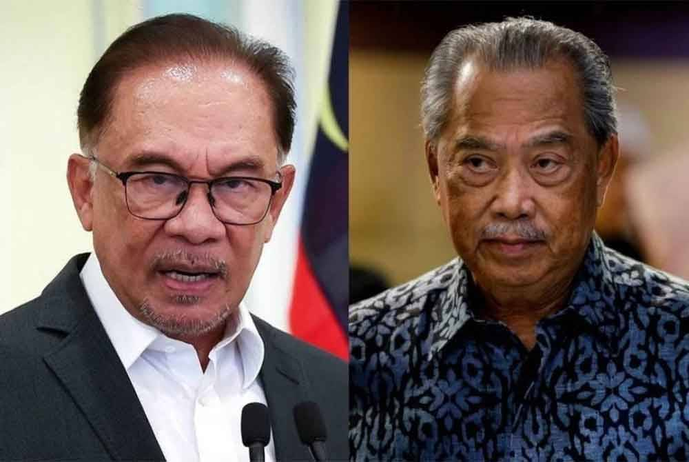 Anwar and Muhyiddin.