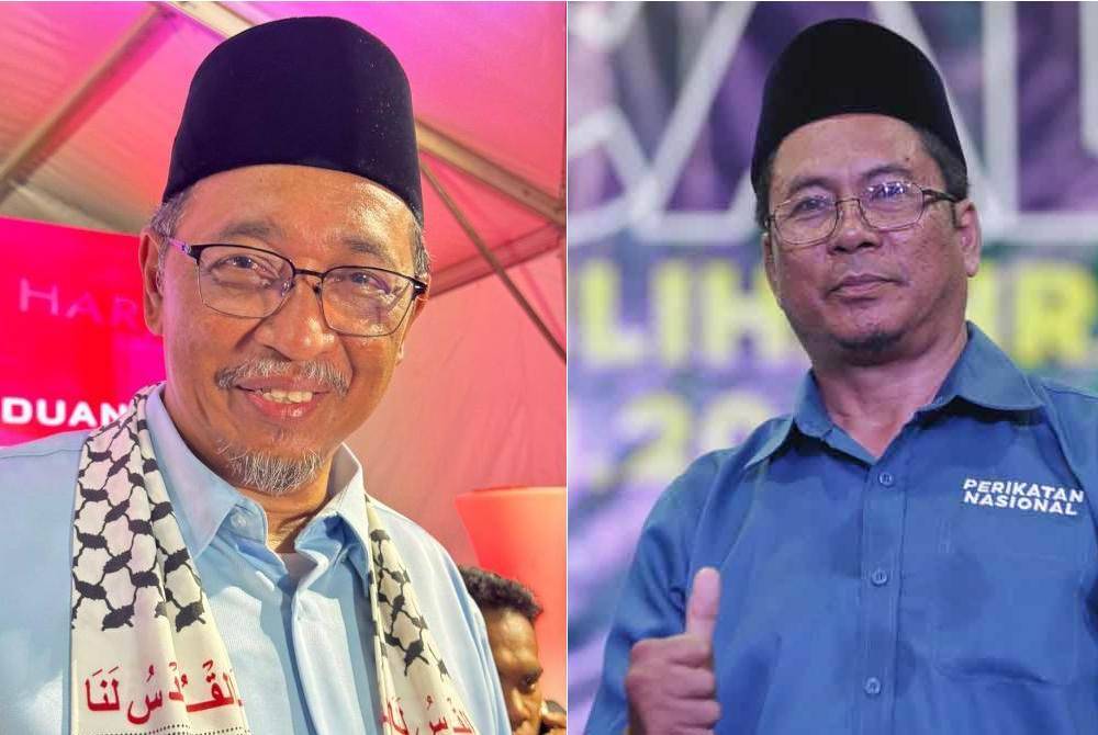 Dr Joohari Ariffin (left) and Abidin Ismail.