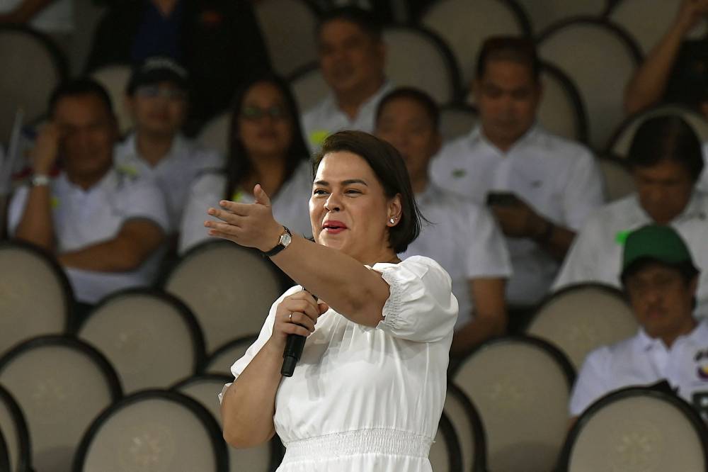 Sara Duterte tendered her resignation as secretary of the Department of Education. AFP FILE PIX