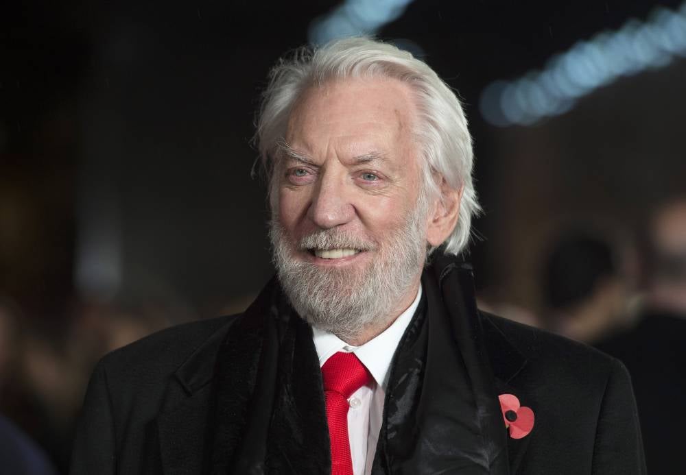 Donald Sutherland. EPA FILE PIX