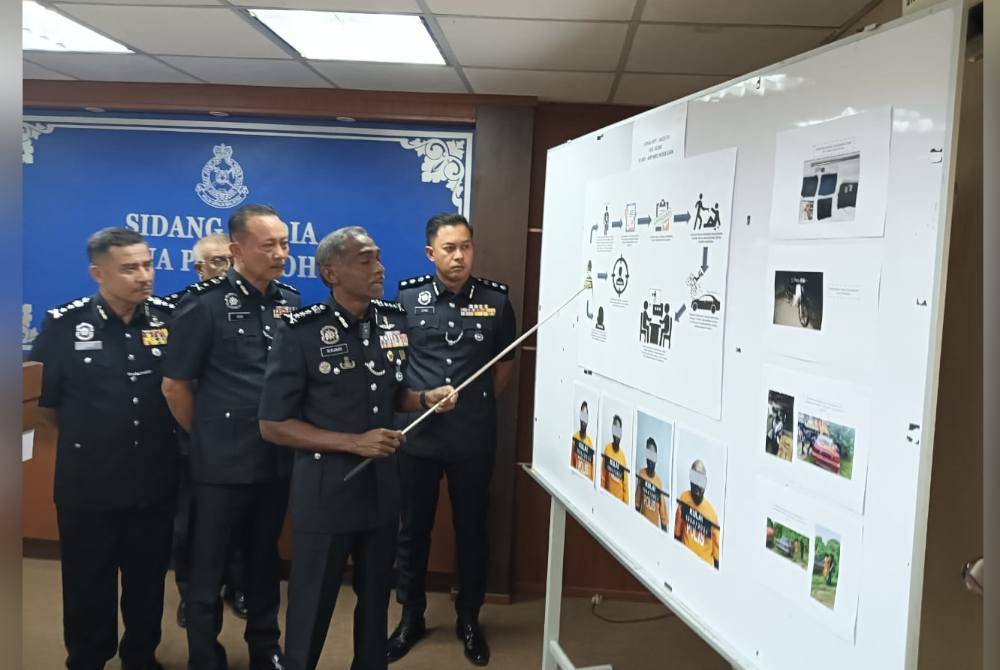 Kumar said the investigation revealed that the syndicate killed the victim so it could claim compensation from a life insurance policy of the deceased. - Photo by Sinar