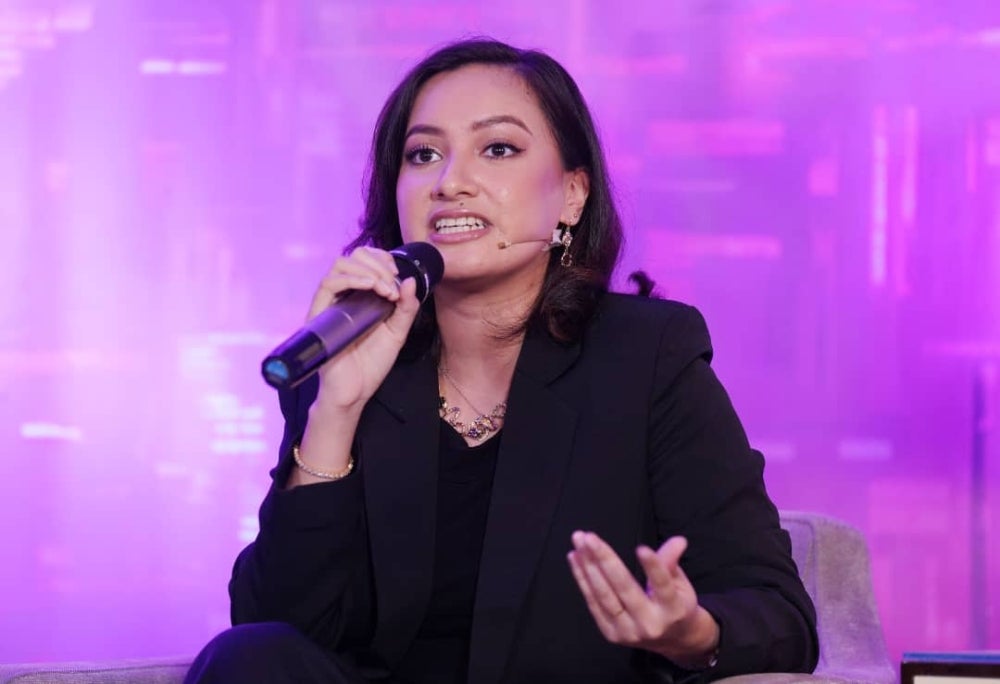 Clinical psychologist Yasmin Khan during She Leads 3: Elevating the Fitness of Your Mind and Body at Karangkraf Complex. - Photo by ROSLI TALIB