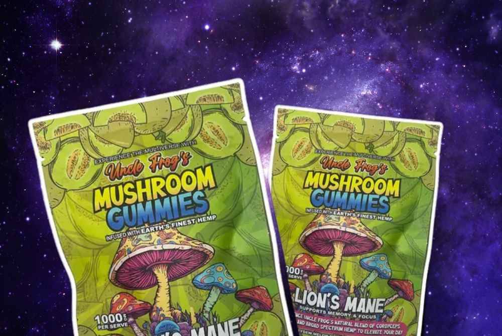 Uncle Frog's Mushroom Gummies were sold in two versions: lion's mane mushrooms claiming to help "memory and focus" or cordyceps fungus offering "energy and power".