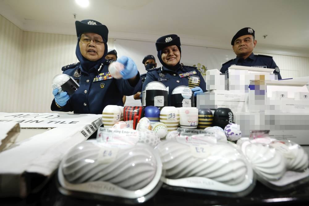 Central Zone assistant director-general Norlela Ismail said the seizure involving zamzam water was made during a raid on a warehouse in Shah Alam on May 21. - Photo by Bernama