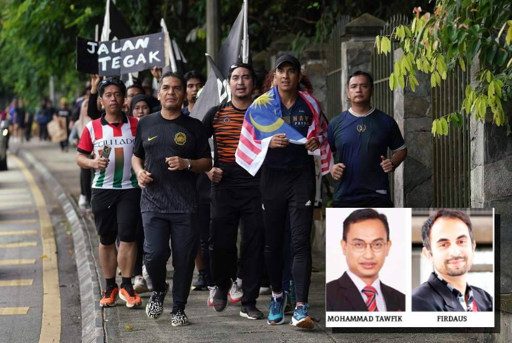 Syed Saddiq's four-day run not only received moral support from the public but also successfully raised over RM100,000 in contributions. Photo by Sinar Harian-ROSLI TALIB.