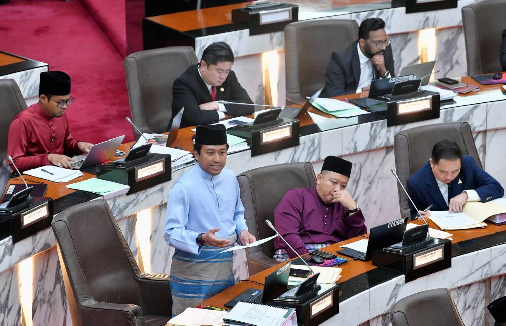 State Youth, Sports and Entrepreneurship Committee chairman Mohd Najwan Halimi when winding up the debate said the motion reflects the unity of Selangor assemblymen and their strong stance against all forms of violence within the national sports arena. - Photo by Bernama