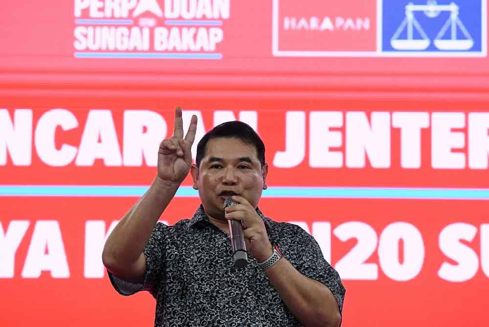 Rafizi - Photo by Bernama