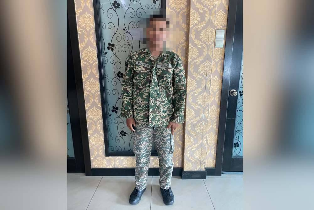 A man was detained for impersonating a soldier in Ipoh. 