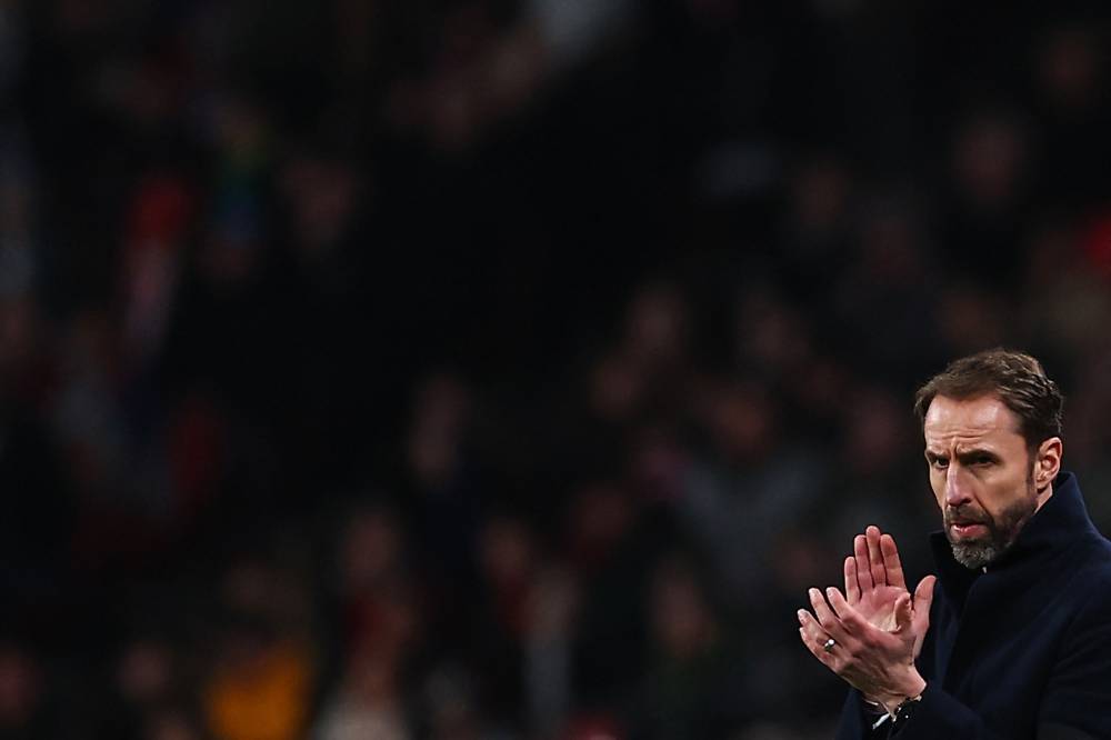 England's manager Gareth Southgate reacts during the UEFA Euro 2024 Group C qualifying football match between England and Malta, at Wembley stadium, in north London, on Nov 17, 2023. - AFP photo