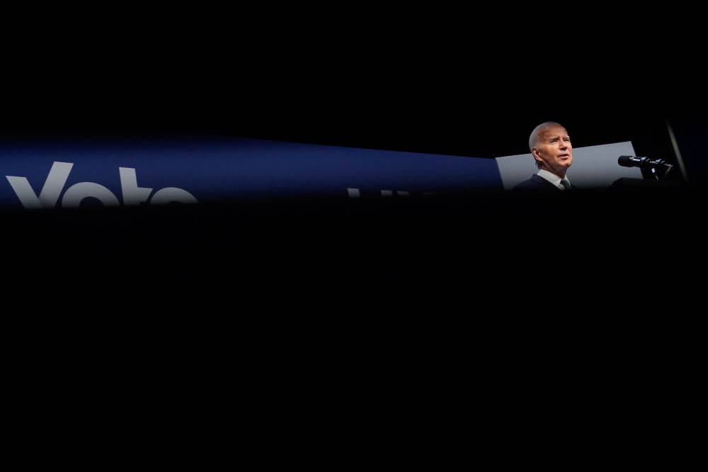 US President Joe Biden speaks on economics during the Vote To Live Properity Summit at the College of Southern Nevada in Las Vegas, Nevada, on July 16, 2024. (Photo by AFP)