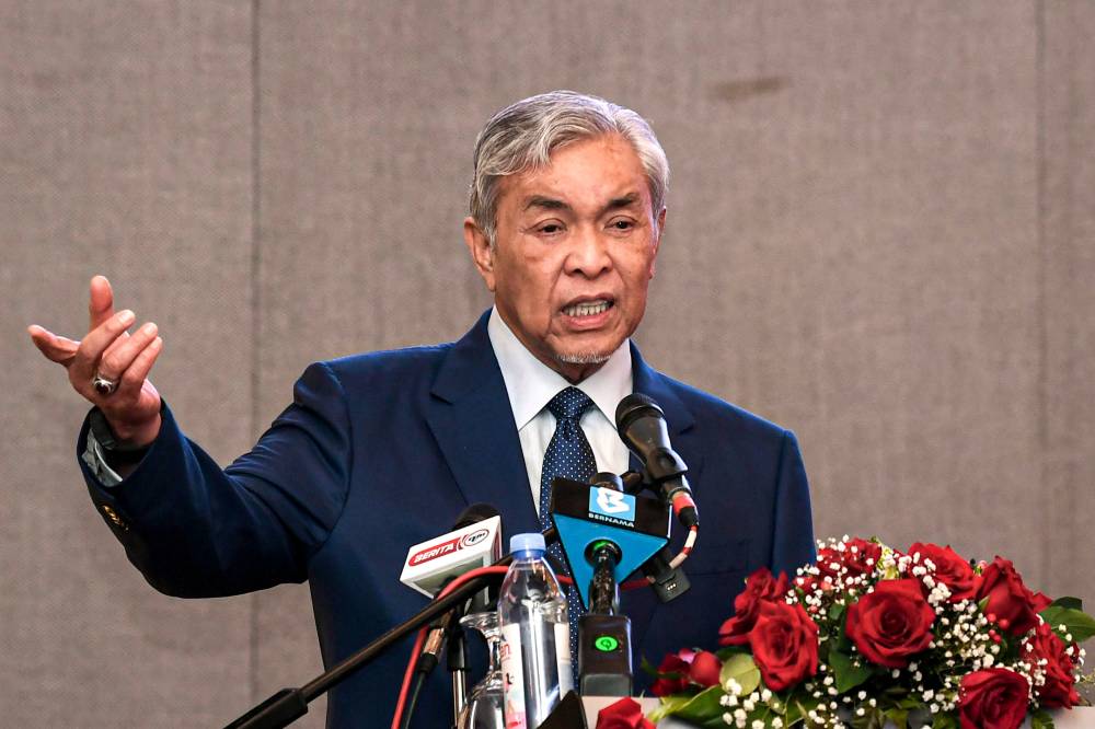 Deputy Prime Minister Datuk Seri Ahmad Zahid Hamidi - Photo by Bernama