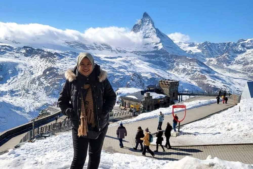 Part-time baker Sharifah Sakinah Nadia Syed Shahir explored three countries in Europe, Germany, Switzerland and Italy, for 14 days, with the whole trip costing her only RM7,000. - Photo by Bernama