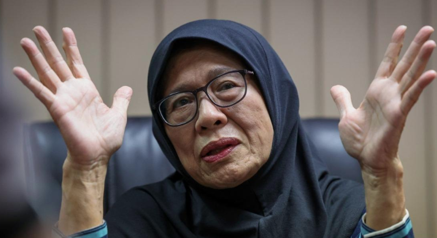 Legendary lyricist Datuk Habsah Hassan - Photo by Bernama