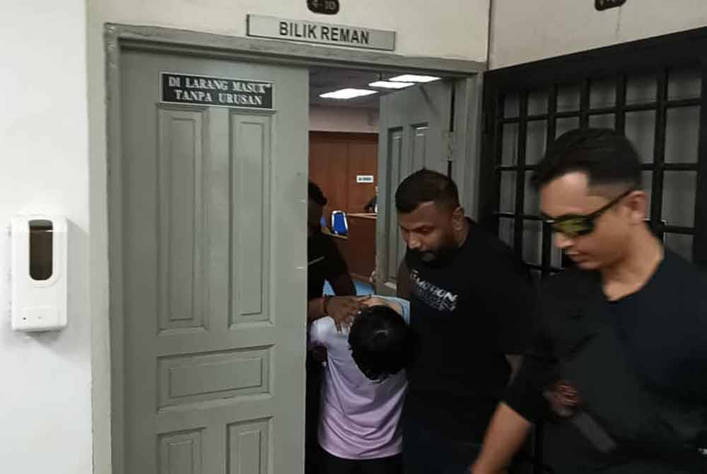 The fifth suspect in the kidnapping case of a girl was brought to the Magistrate's Court in Johor Bahru on Tuesday to be remanded for seven days.