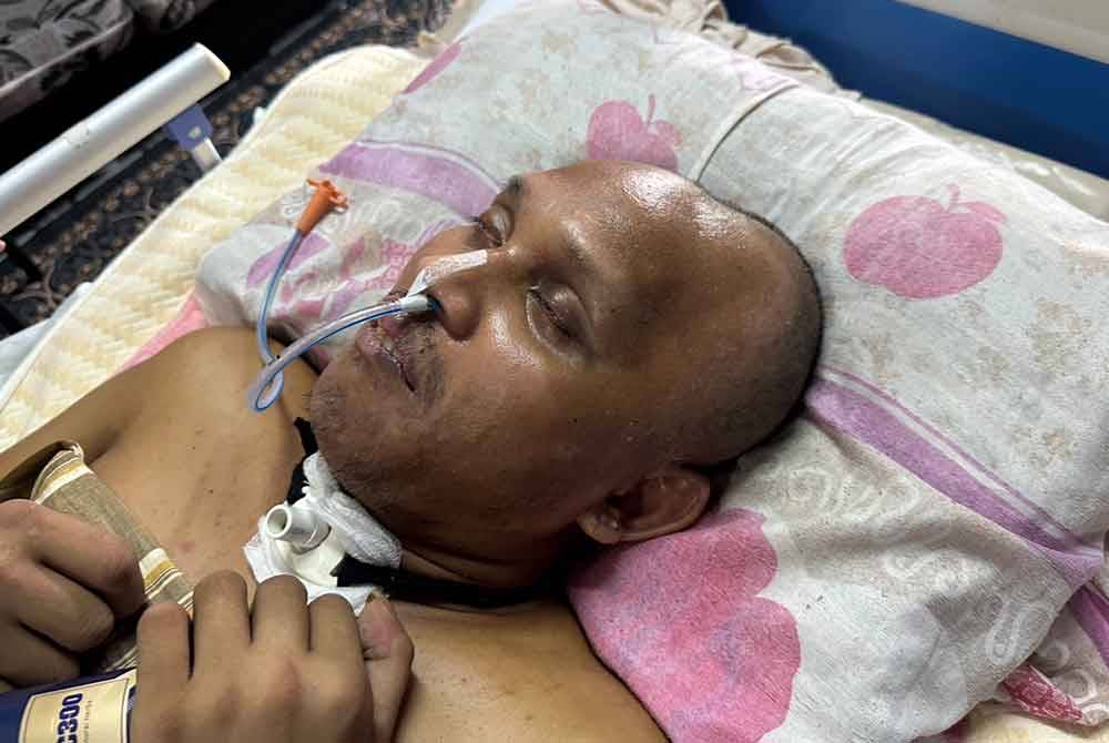 Abdul is unable to speak and is bedridden.